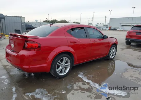 2013 Dodge Avenger Se V6 from USA, damaged, VIN 1C3CDZAG3DN619559